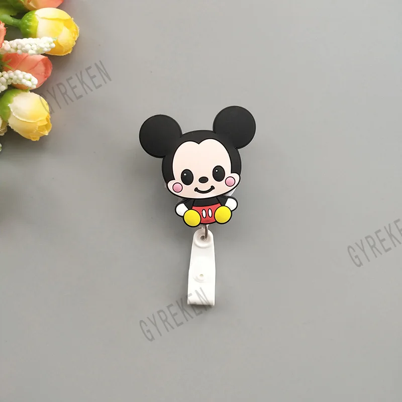 Kawaii Super Hero Retractable Badge Reel Cartoon Nurse High Quality Badge Reel Holder Pull ID Card Badge Holder Reel Wholesale