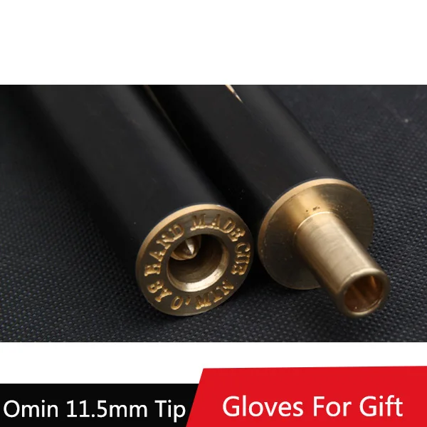 Новый ручной работы 3/4 Snooker Cue s чехол набор 11 5 мм наконечники горшки Stick китай три