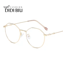 Очки для компьютерных игр, синий светильник, блокирующие очки, неправильные круглые очки в стиле панк, оправа для очков, Офисная оптическая оправа Occhiali Sol WN1136