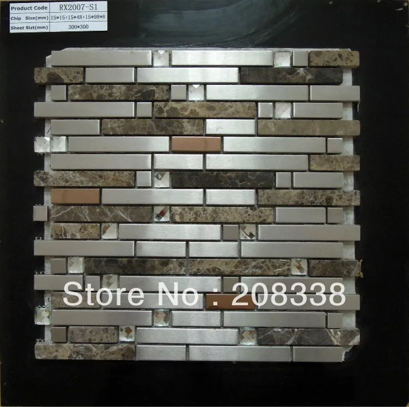 Мозаичная плитка из нержавеющей стали для ванной и кухни|tile for kitchen|kitchen tilestiles kitchen