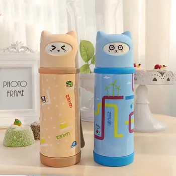 

Lovely playful stainless steel thermos cup 300ml 20.2*9.3cm Free shipping