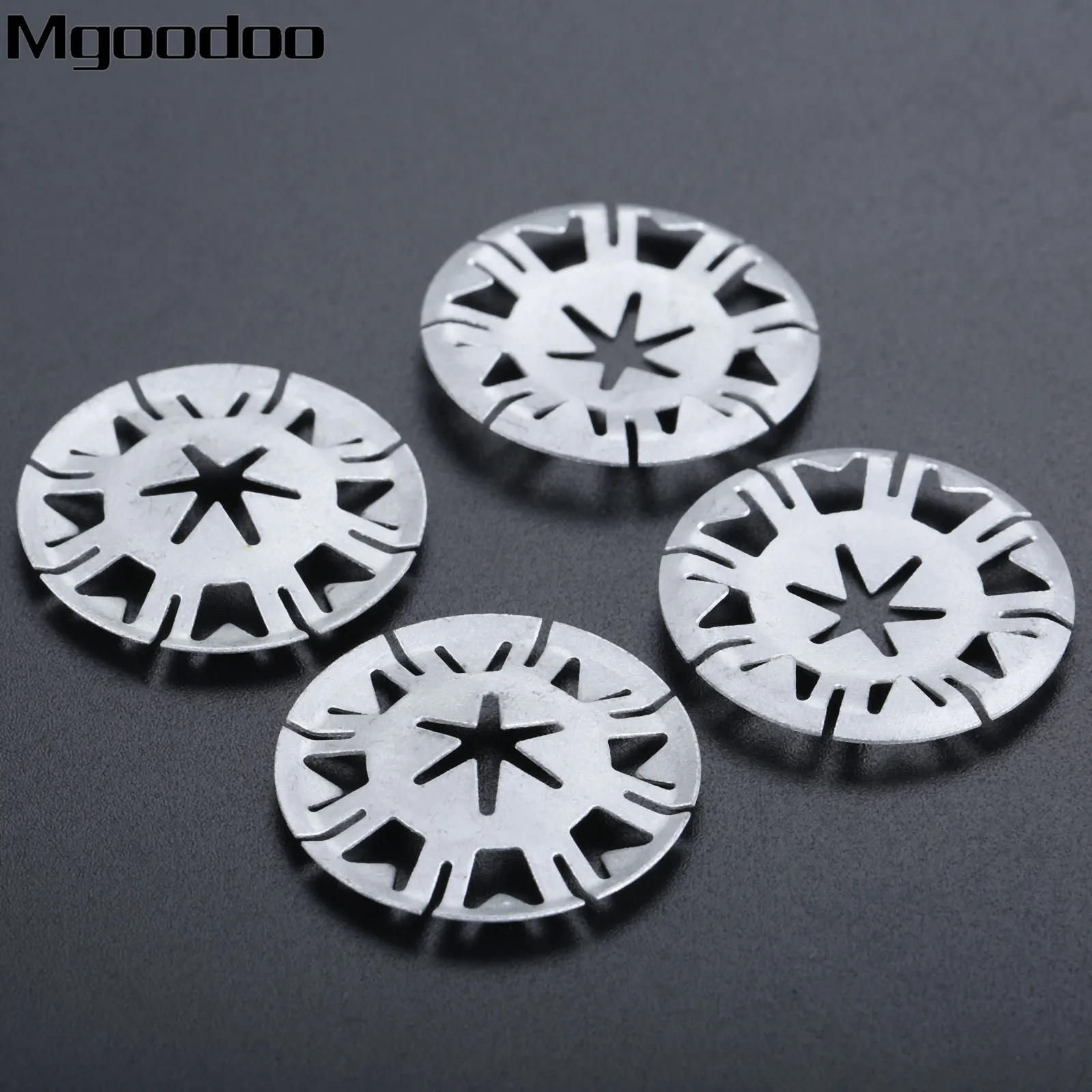 VW Underbody Heat Shield Fasteners 50x Volkswagen Metal Locking Star Washers