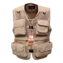 Летний жилет для походов, для улицы, для мужчин, для кемпинга, быстросохнущее пальто, для скалолазания, треккинга, рыбалки, без рукавов, куртка с несколькими карманами, жилет для фотографии