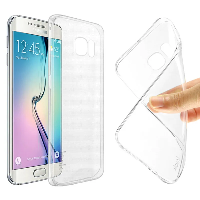 Transparent Ultra Slim Soft TPU Case For Samsung Galaxy S3 S4 S5 S6 S7 Edge S8 S9 Plus A3 A5 J3 J5 J7 2015 2016 Note8 Cover |