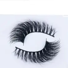 1 пара 3D ручной работы толстые норковые ресницы натуральные накладные ресницы для красоты макияж Поддельные Наращивание ресниц
