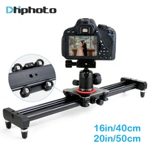 Ulanzi 40cm/50cm DSLR Camera Damping Track Dolly Slider Video Stabilizer System for Canon Pentax Sony Camcorder SLR Movie Film
