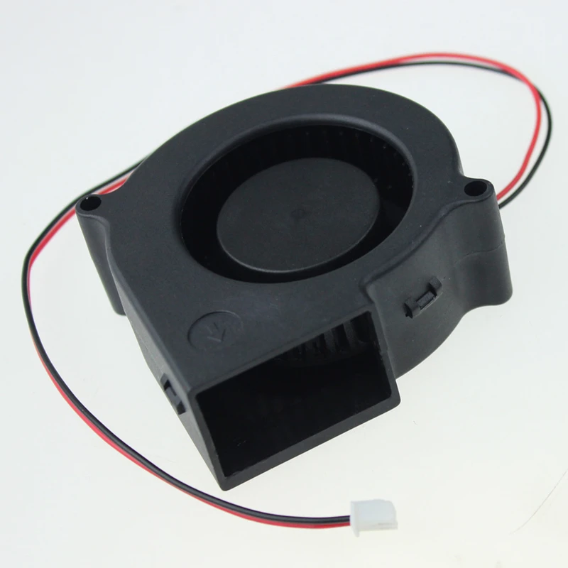 

New DC 12v 24v 7.5cm 7530 double ball durable turbo heat blower
