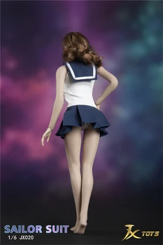 

1/6 scale Female Sexy Sailor Suit Skirt Dress Clothes Set For 12" Action Figure doll body Toys Accessories