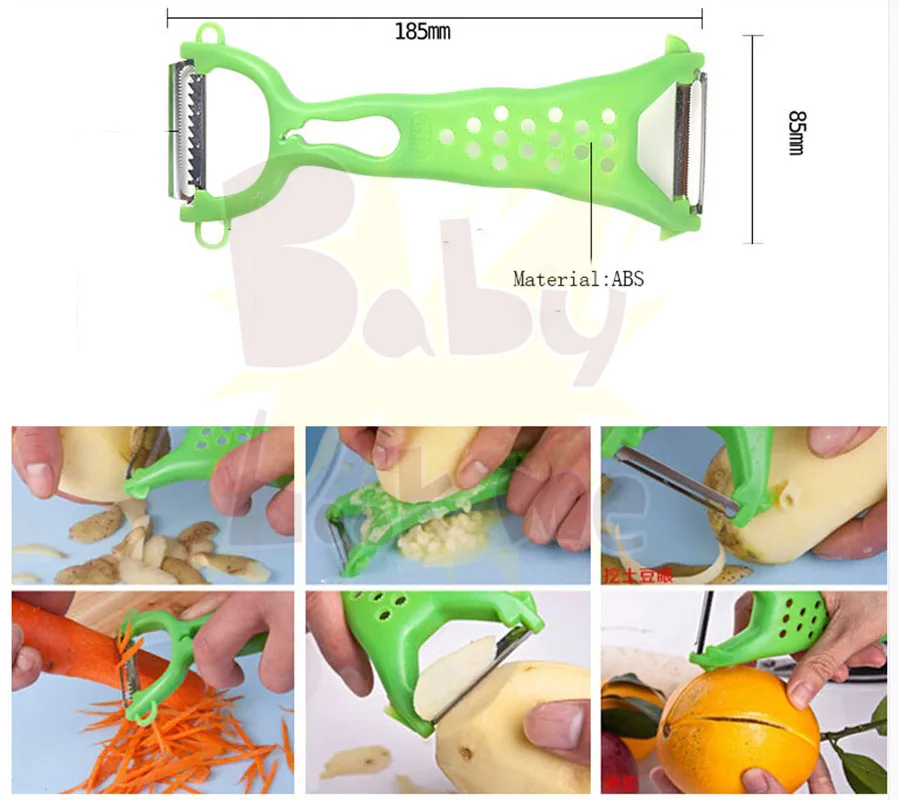 Wholesale Colorful Multifunctional Vegetable Fruit Peeler Parer