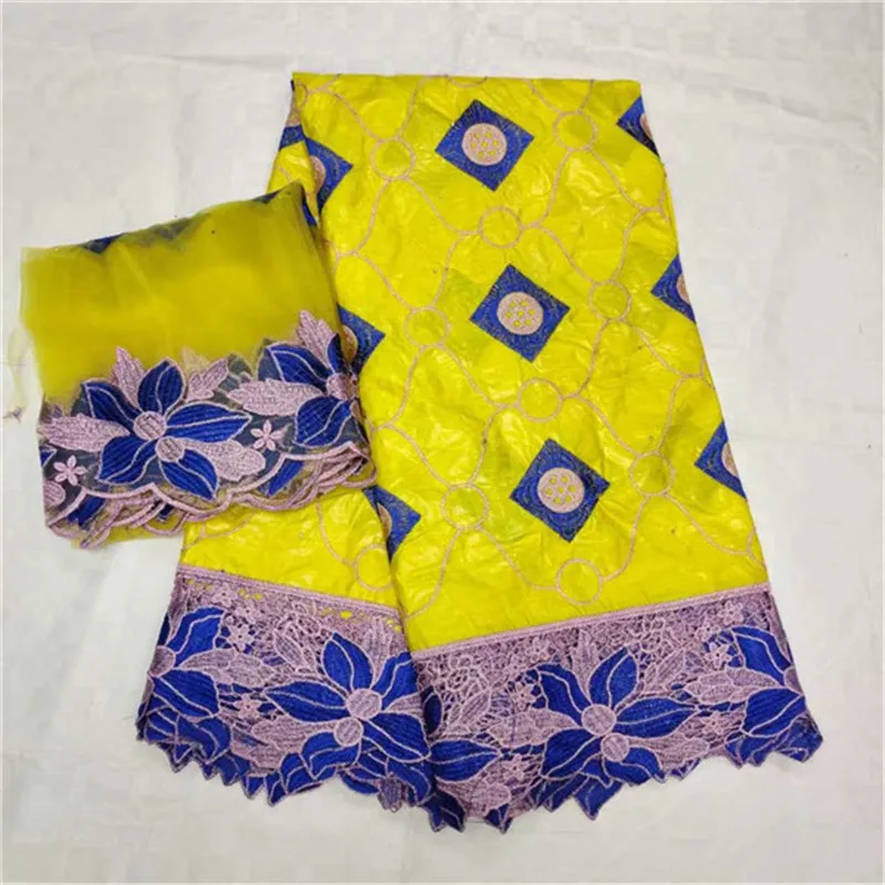 

yellow bazin riche getzner 2019 new design beaded bazin riche fabric tissu african bazin lace with embroidery and stones