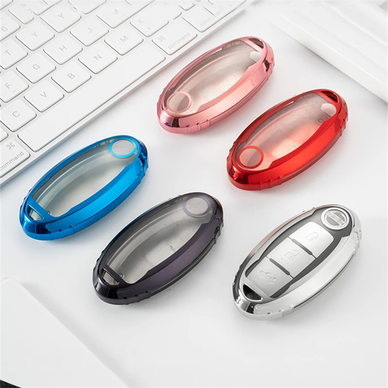 

Soft TPU Car Key Cover Case For Nissan Qashqai J10 J11 X-Trail t31 t32 kicks Tiida Pathfinder Murano Note Juke Infiniti keychain