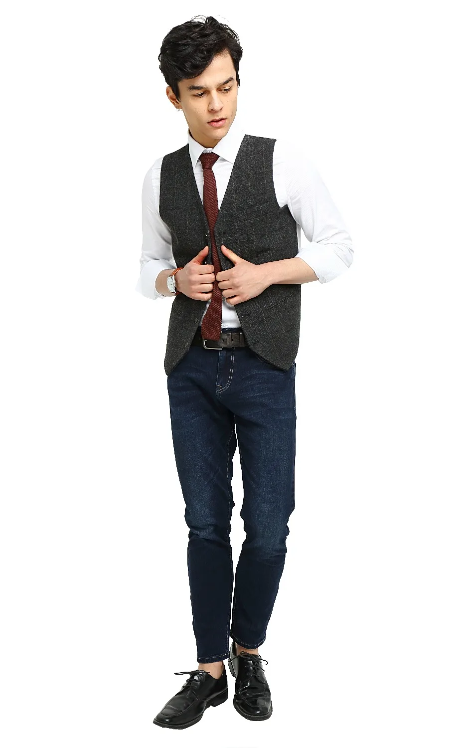 

2019 New Arrival Mens Suit Vest Slim Groom Vests outerwear Spring Autumn Summer Wedding Vest plus Size