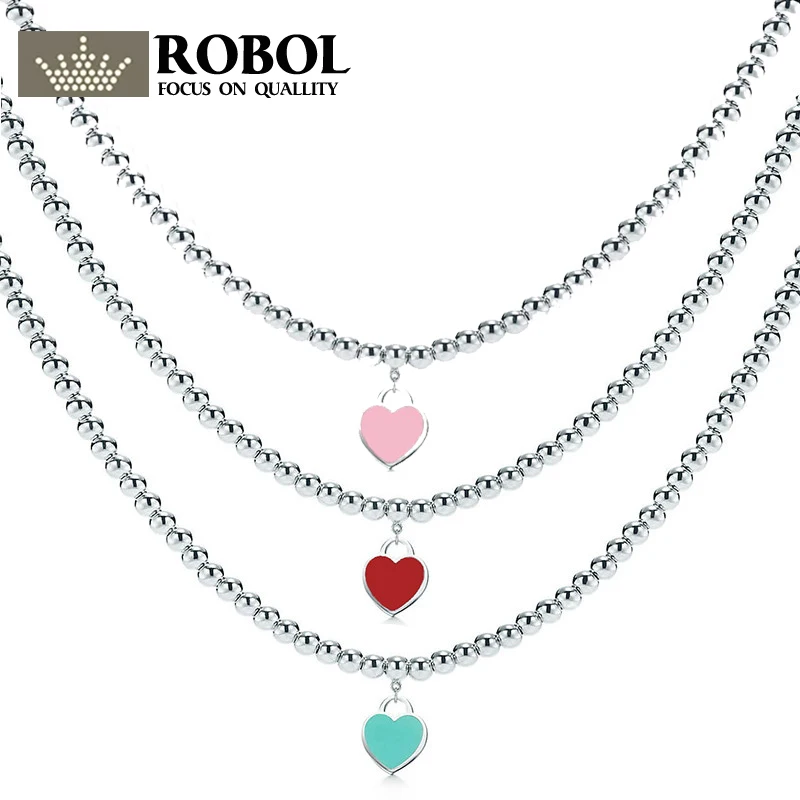 

Original TIFF Sterling Silver 925 High Quality Charm Necklace FOR Woman Model Product High Version Copy Necklace