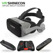 Шлем 9,0 VR Очки виртуальной реальности 3D очки Google Cardboard VR гарнитура коробка для 4,0-6,3 дюймового смартфона