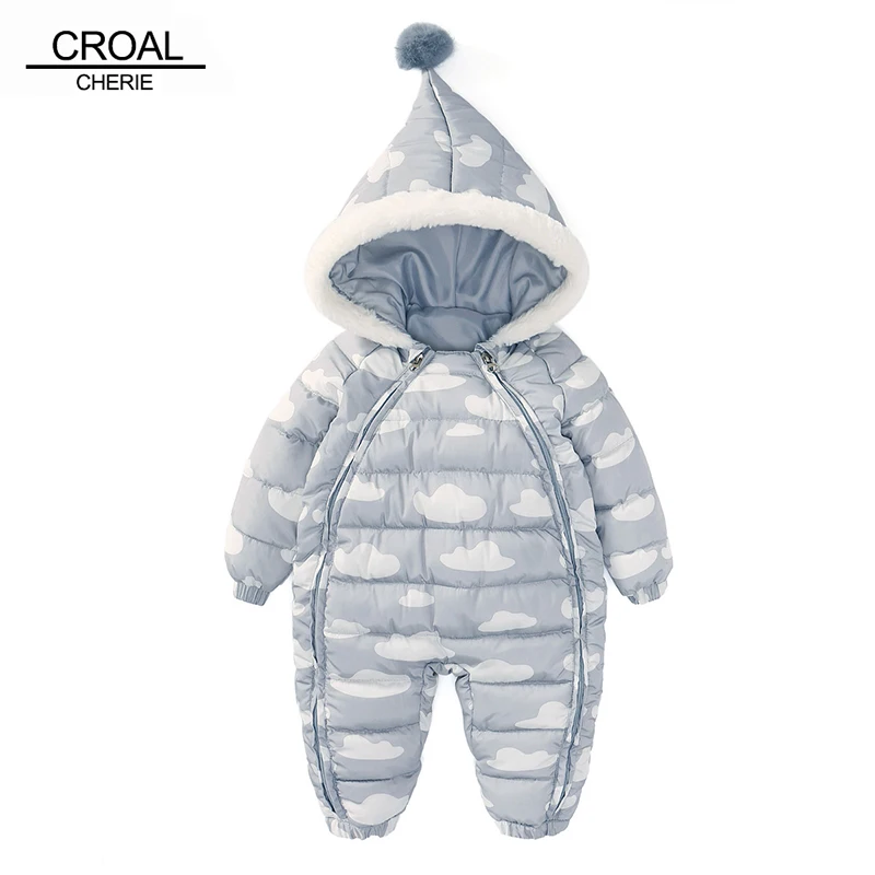 CROAL Chery 73 100 см Рождественская Одежда для новорожденных зимний детский комбинезон