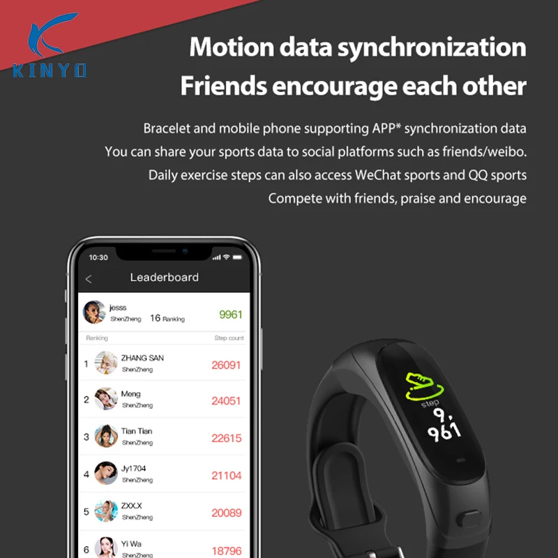 Наручные наушники whisper Bluetooth умный Браслет монитор артериального давления музыка