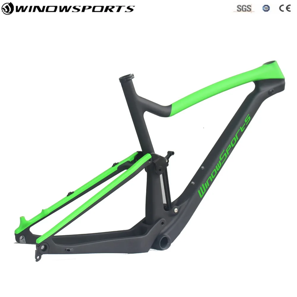 29er Full Suspension Carbon mtb frame XC MTB Frameset carbon suspension