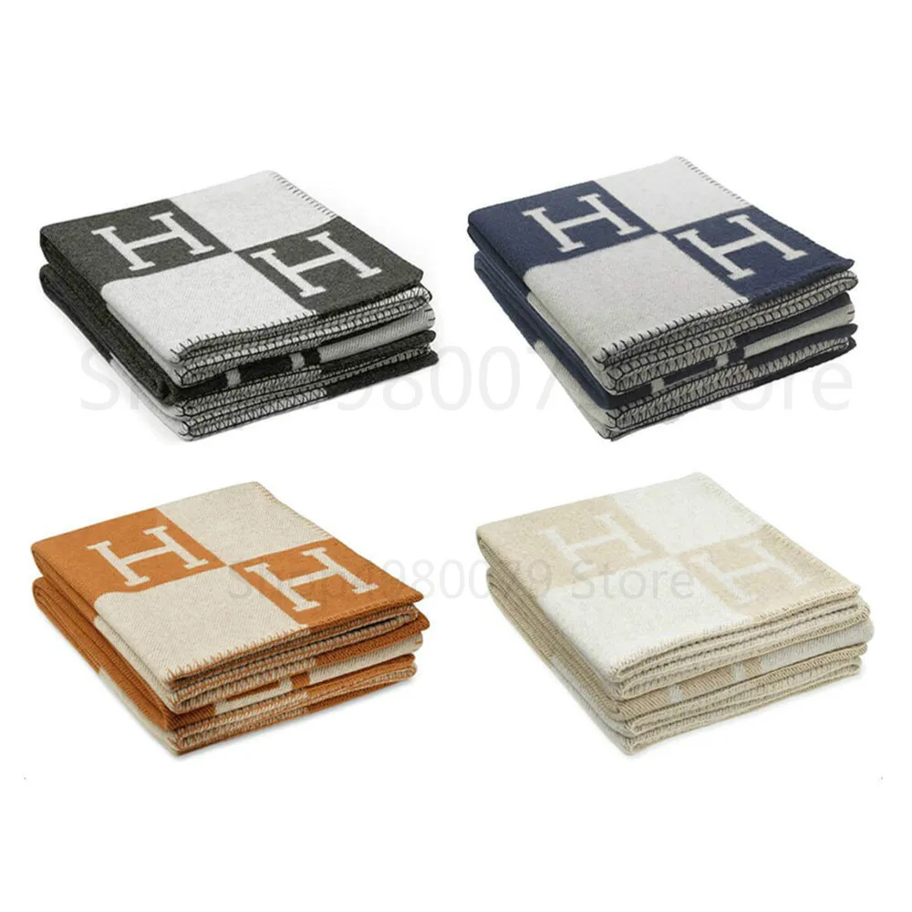 

Luxurious H Cashmere Blanket Crochet Soft Wool Scarf Shawl Portable Warm Plaid Sofa Bed Fleece Knitted Throw Cape Pink Blanket