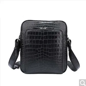 

weitasi Crocodile Belly single shoulder men bag oblique nice area selection leather No stitching casual fashion men handbag