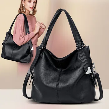 2019 New Women Leather Handbags Luxury Genuine Leather Bags Handbags Women Famous Brands Shoulder Crossbody Bags Ladies Tote Bag fashion women s bags famous brands soft cowhide genuine leather handbag women messenger shoulder bags luxury designer famous bag