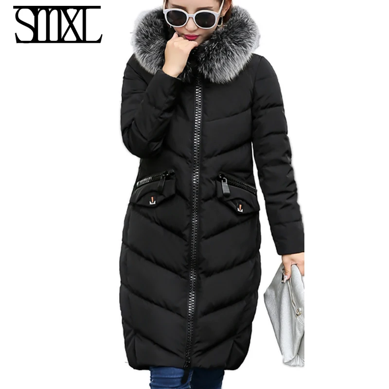 smxl Ultra Warm new down font b jackets b font Snow winter white duck down solid