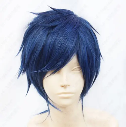 

Rei Ryugazaki Short Blue Black mix Cosplay Wig