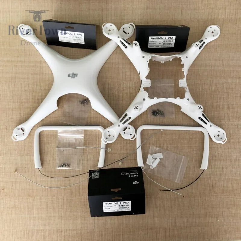 Оригинальный Корпус Корпуса DJI Phantom 4 Pro верхняя средняя крышка шасси с винтом