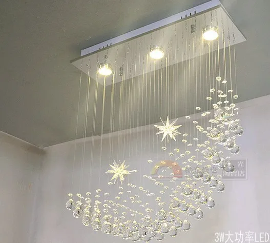 

Crystal combination Led moon crystal lamp dining room pendant light brief modern chandelier pendant lamps table lamp SJ125