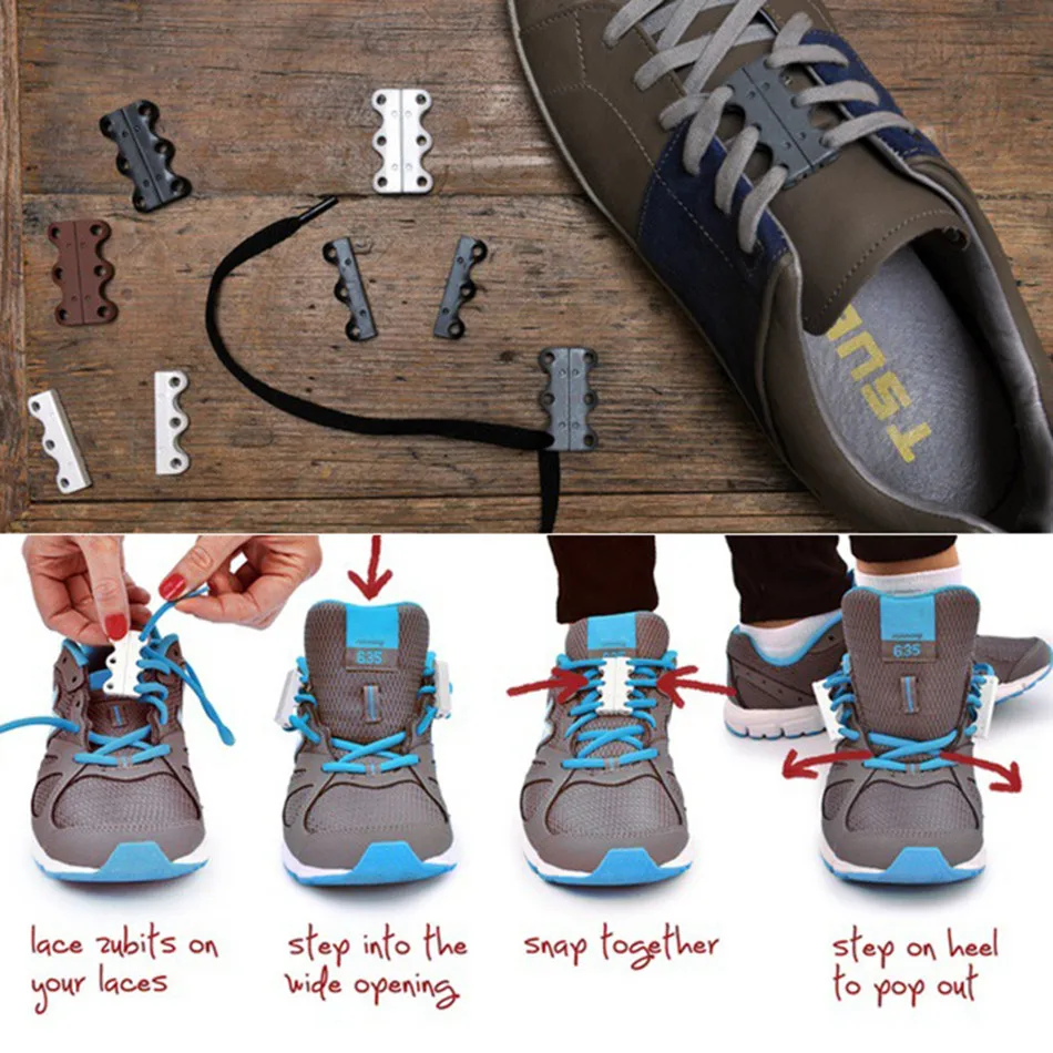 

Shoe Buckle Lazy Shoelace Buckle Magnetic Free Laces Running Sports Automatic Men and Women