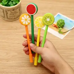 Милая фруктовая гелевая ручка Kiwi забавная креативная канцелярская материал товар офисная школьная поставка Детские стационарные товары