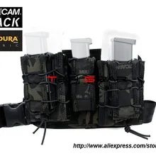 TMC Высокая повесить Подсумок и Панель комплект Mulitcam черный Тактический Подсумок(sku12050597