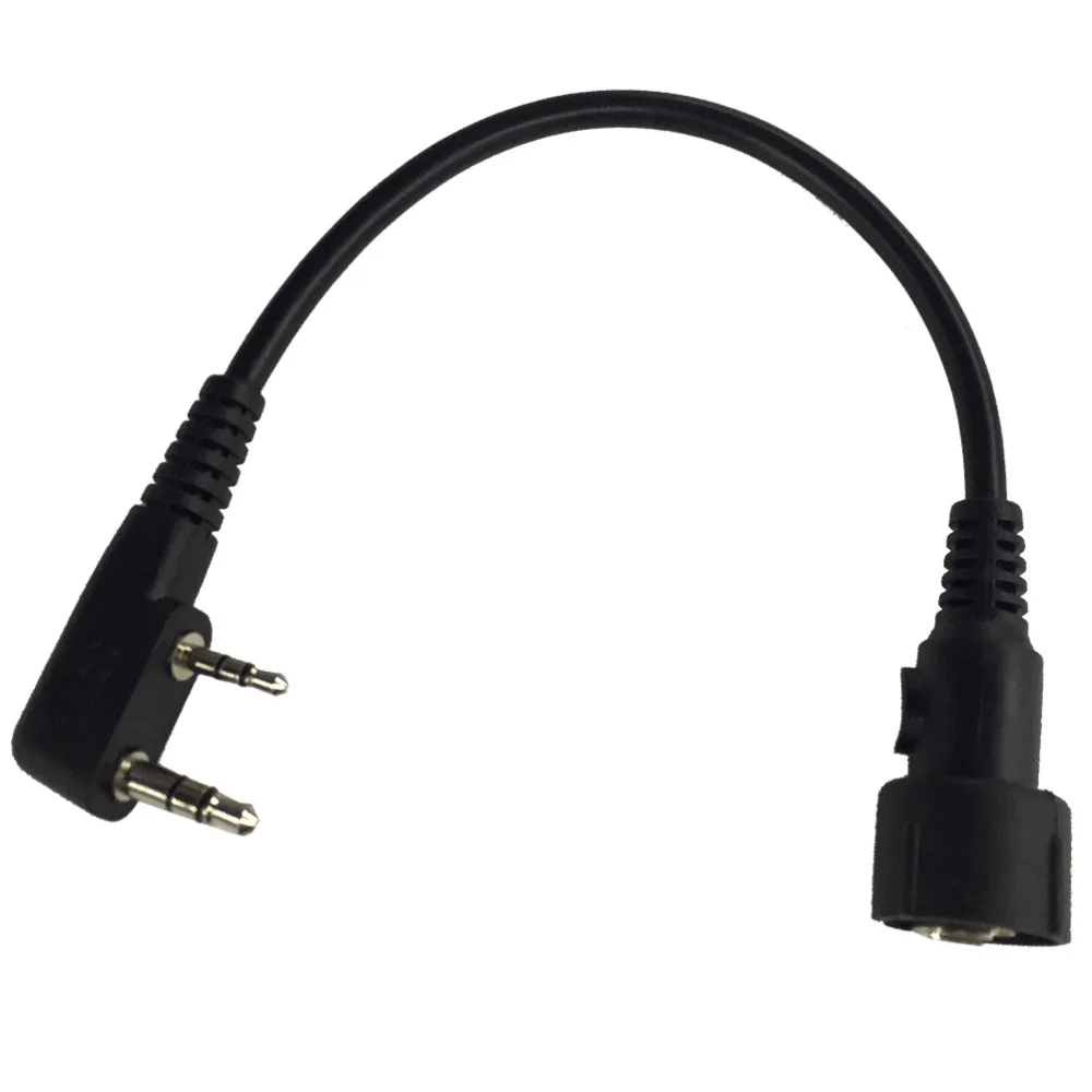 Military Covert Earpiece Grade Tactical Throat Mic Armpit PTT Headset with Finger PTT for KENWOOD Radio BF-UV5R (6)