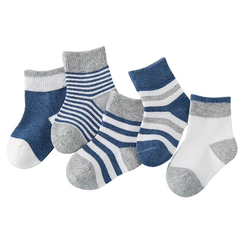 

80% Cotton Baby Socks Set Spring Autumn Winter Newborn Infant Toddler Floor No Bone for 1-3y