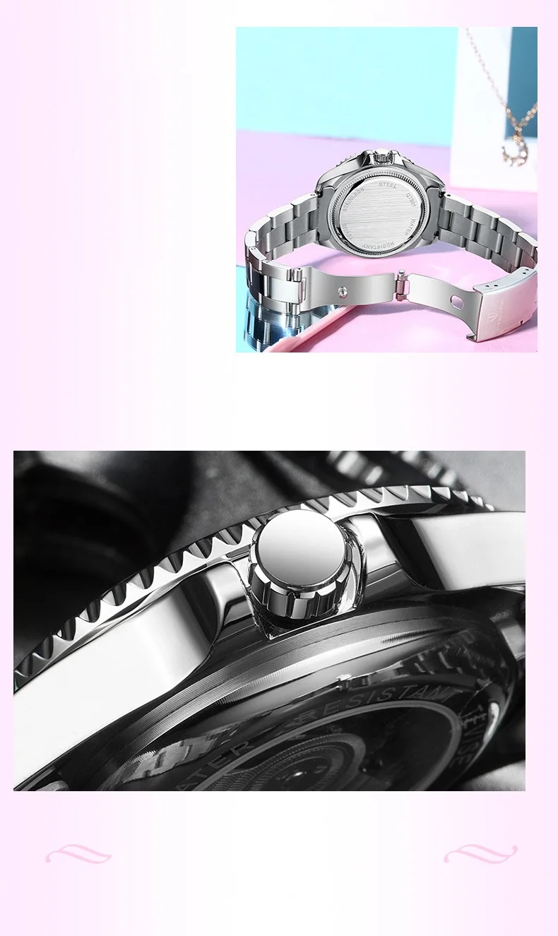Women Watches TEVISE T801 Automatic Watch Woman Rotatable Case Montre Femme Mechanical Wristwatches With Watchband Fix Tool (5)