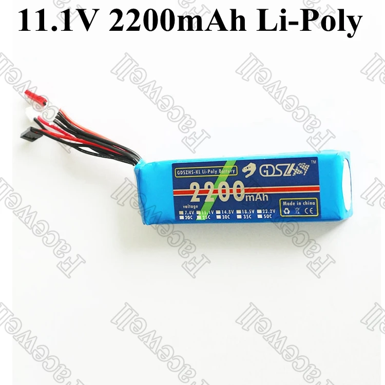 1pc lipo battery 11.1v 2200mah for remote control car remote control airplanes camera remote control helicopter RC battery 