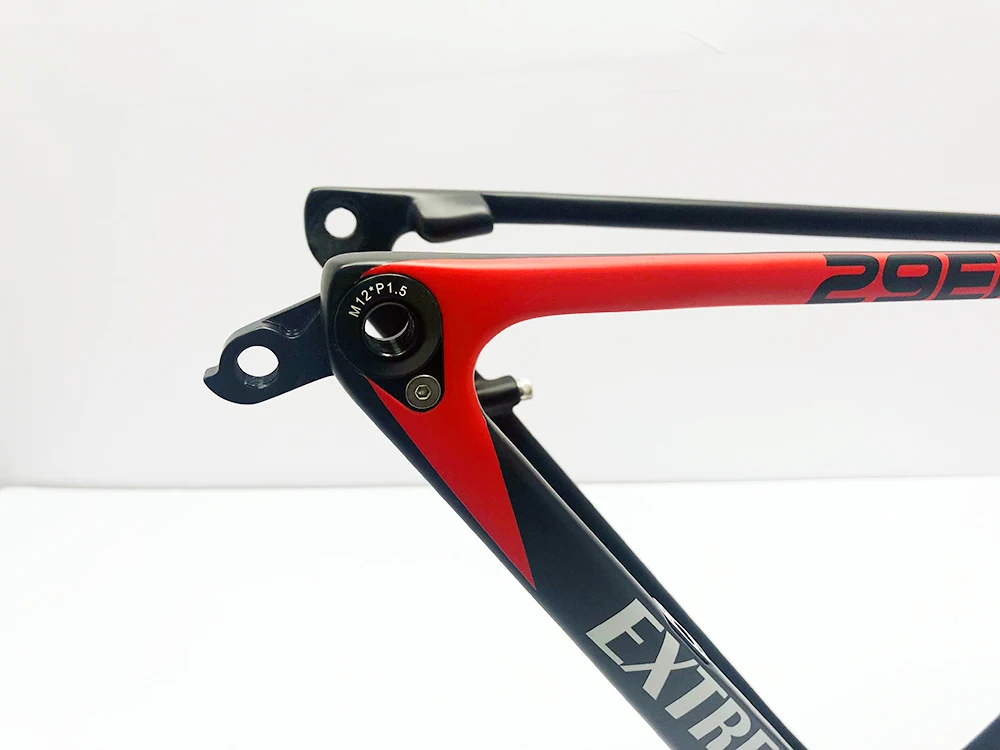 Top 2019 T1000 carbon mtb frame 29er mtb carbon frame carbon mountain bike frame 142*12 or 148*12mm bicycle frame free shipping 38 Top 2019 T1000 carbon mtb frame 29er mtb carbon frame carbon mountain bike frame 142*12 or 148*12mm bicycle frame free shipping 38