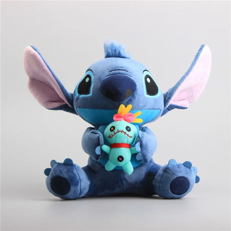 Lilo and Stitch Scrump Plush Toys Dolls Cute Anime Cartoon Blue Stitch Doll Kids Children Chritmas Birthday Cosplay Gift  (3)