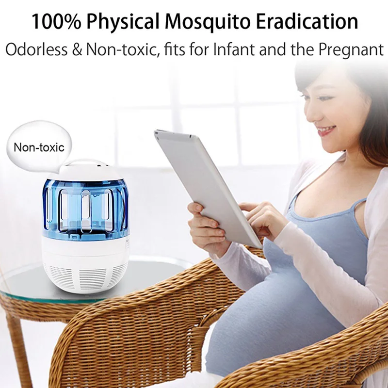 

2019 USB Mosquito Killer Lamp Electronic Bug Catcher LED Light Fly Insect Zapper Trap for Indoor Outdoor GHS99