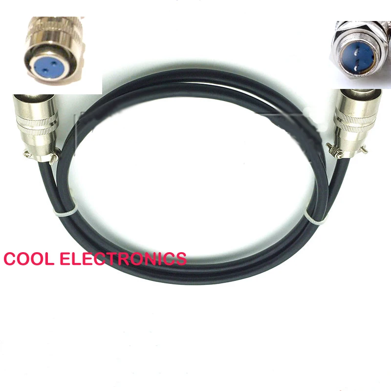2 контактный авиационный разъем штекер XS12 12 мм кабель 1 м|cable connector|cable pincable 1m |