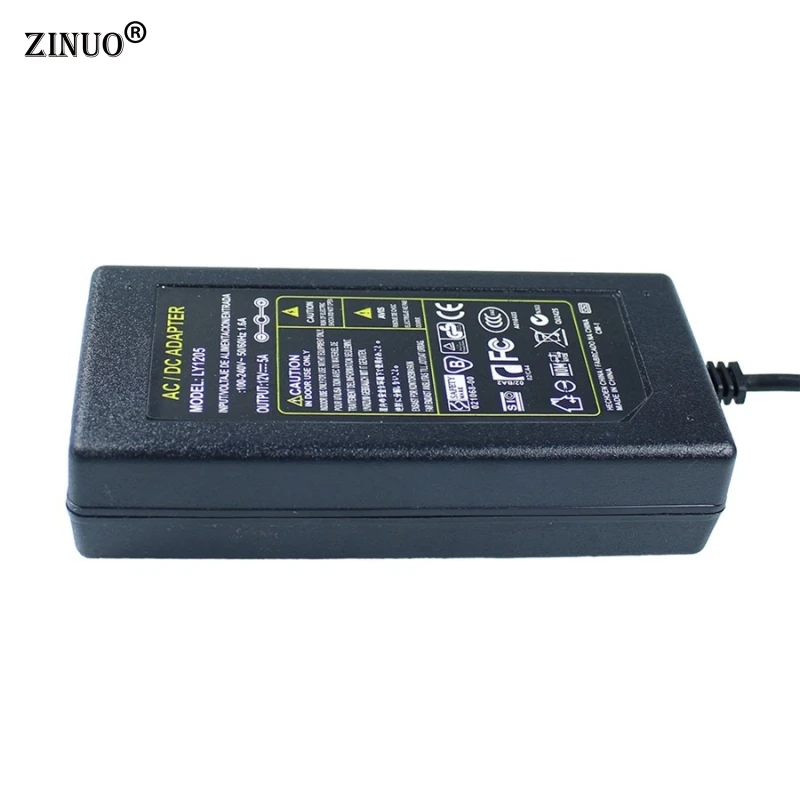 ZINUO DC12V 3A 4A 5A 6A 10A адаптер питания Трансформатор питания зарядное устройство конвертер с кабелем AU US UK EU разъем для светодиодной ленты CCTV