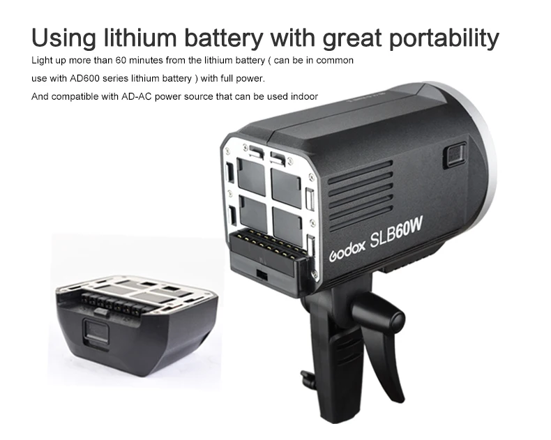 Godox SL Series Video Light SLB60W and SLB60Y (5)