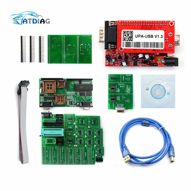 

Good quality UPA 2018 UPA Usb Programmer Ecu UPA-USB ECU Programmer UPA USB V1.3 With Full Adapter with free shipping