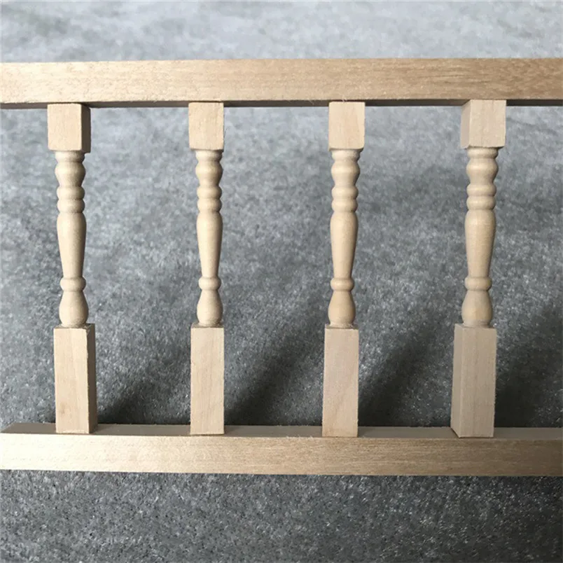 

Miniature Fence Handrail 1:12 Mini Dollhouse Fence Cute House Mini Fence Doll House Accessories 30JU24