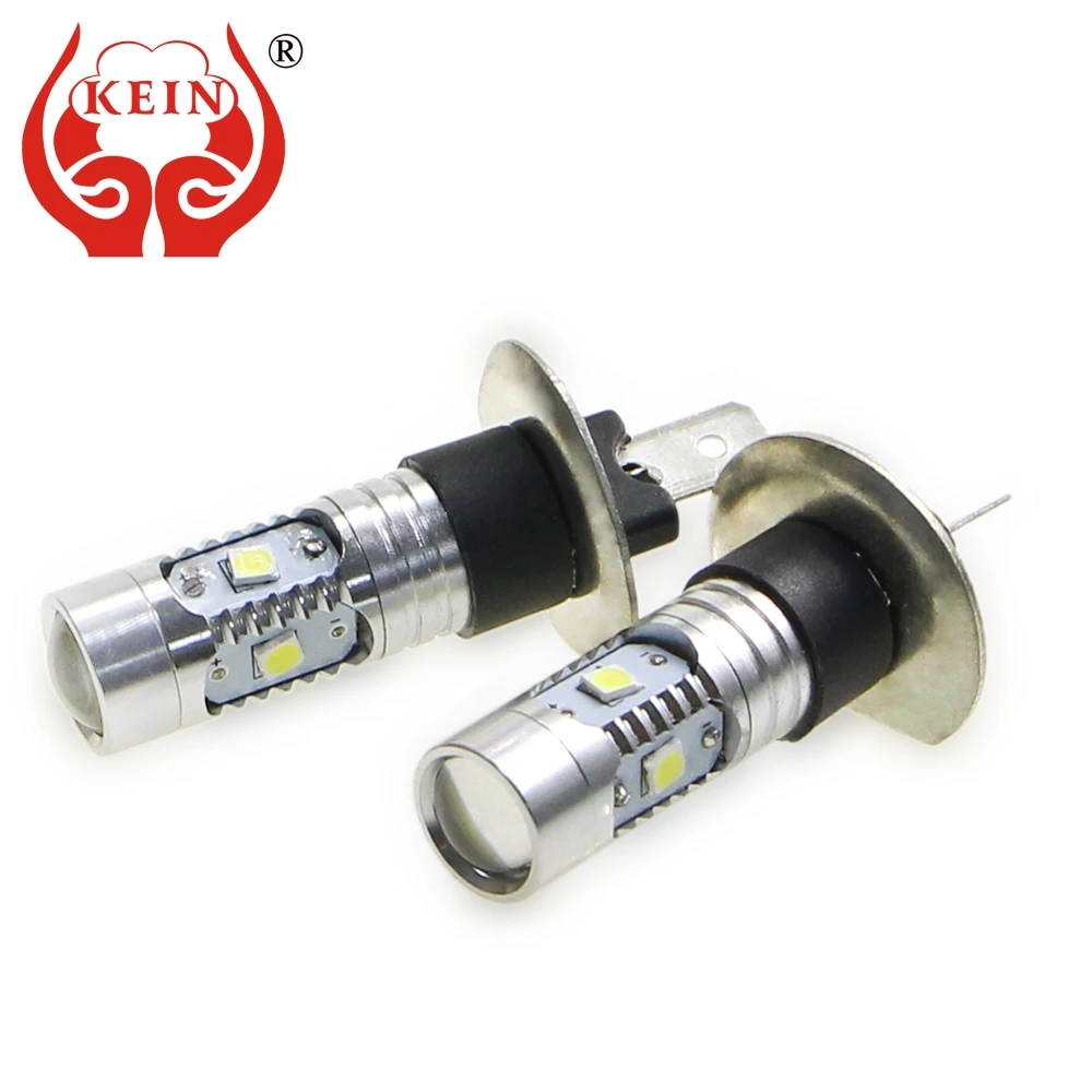KEIN 2 шт 6000 k H1 светодиодная противотуманная фара HD неполярность 3030 6SMD Авто дневные