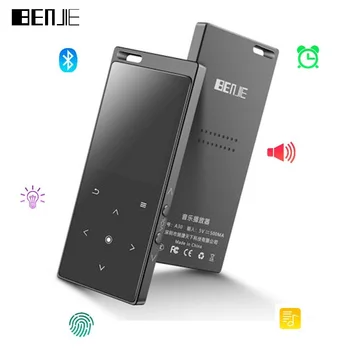 

New BENJIE M3 Bluetooth MP4 Player Walkman FM Radio E-Book Reading Voice Recorder Metal Touch Hifi Music Player TF Video Speaker