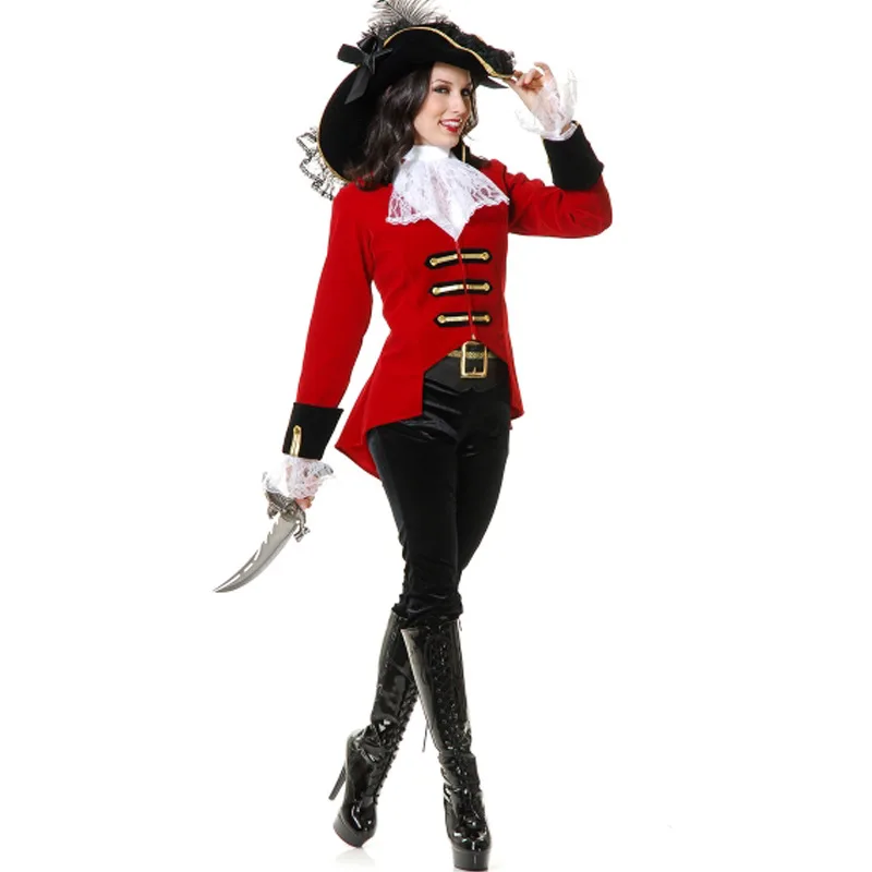 Женский пиратский костюм для взрослых на Хэллоуин|pirate costume|cosplay costumewomens pirate costume |