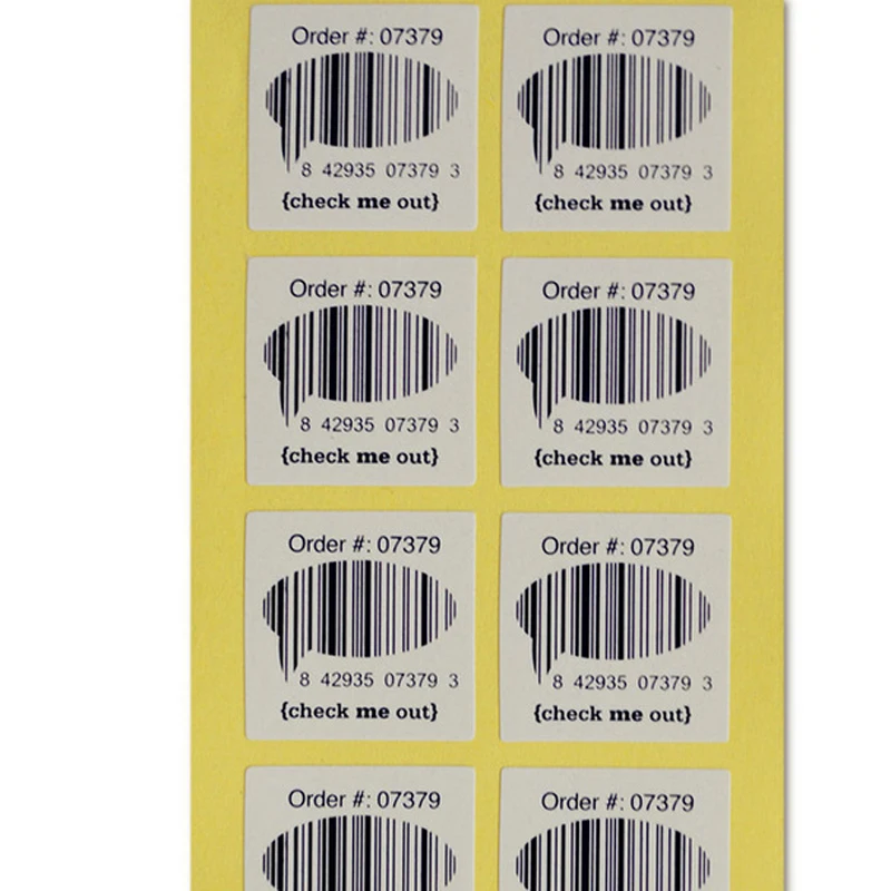 Customized Adhesive custom oil proof barcode labels-in Stationery ...