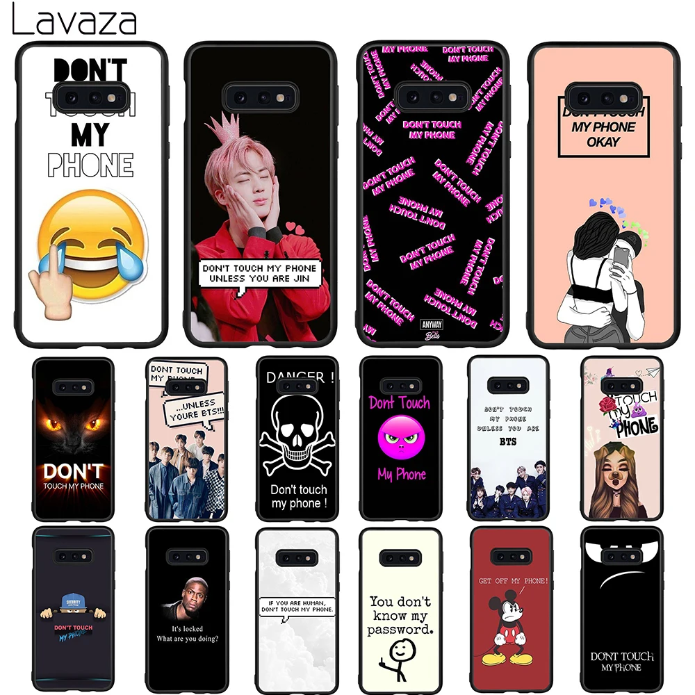 Мягкий чехол для телефона Lavaza Don't Touch Galaxy A3 A5 2016 2017 A6 plus A7 A8 A9 J6 2018 A10 30 40 50 70 |