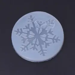 Силиконовая форма Снежинка кружевные украшения на Рождество Подвеска для ювелирных изделий эпоксидная смола украшения