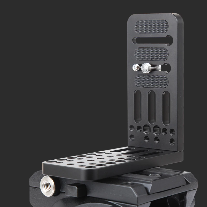 

Jieyang vertical L-shaped quick-loading SLR camera camera tripod Universal quick-loading plate for Sony MC2500 PXW-FS7K